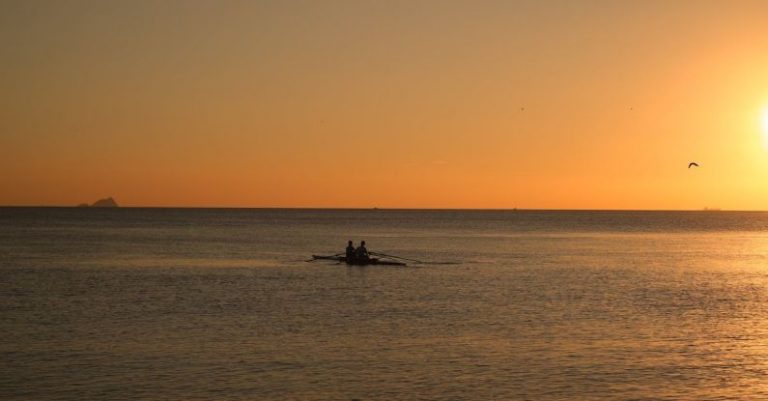 Rowing - Photo of Sea during Sunset